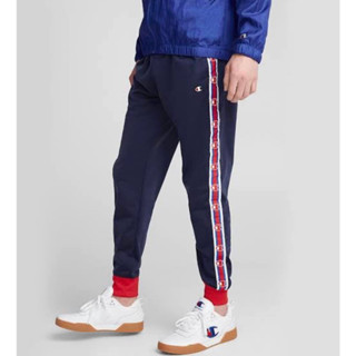 กางเกงขายาว Champion side Tape track pants สีกรม ของแท้