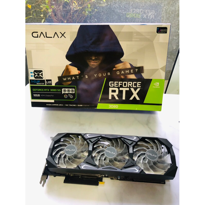 RTX3080 Galax SG การ์ดจอมือสอง ประกันไทย