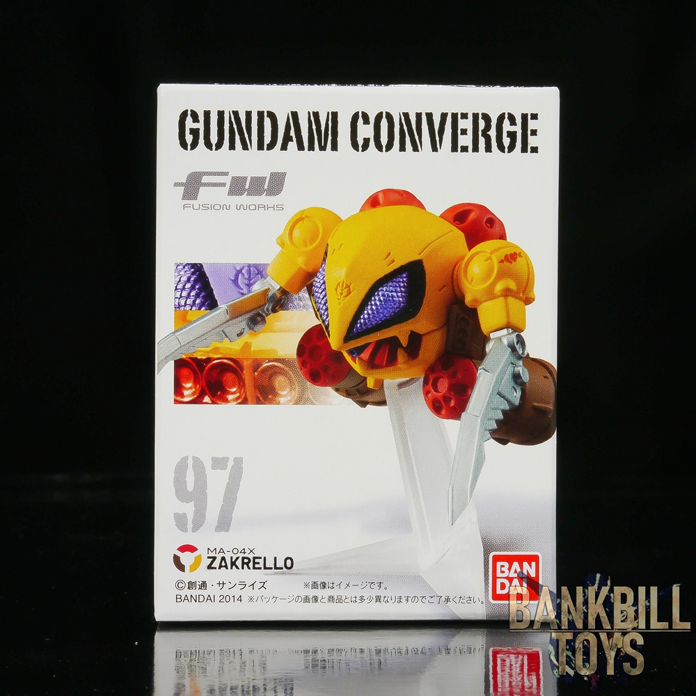 ฺฺกันดั้ม Bandai Candy Toy FW Gundam Converge 16 No.97 MA-04X Zakrello