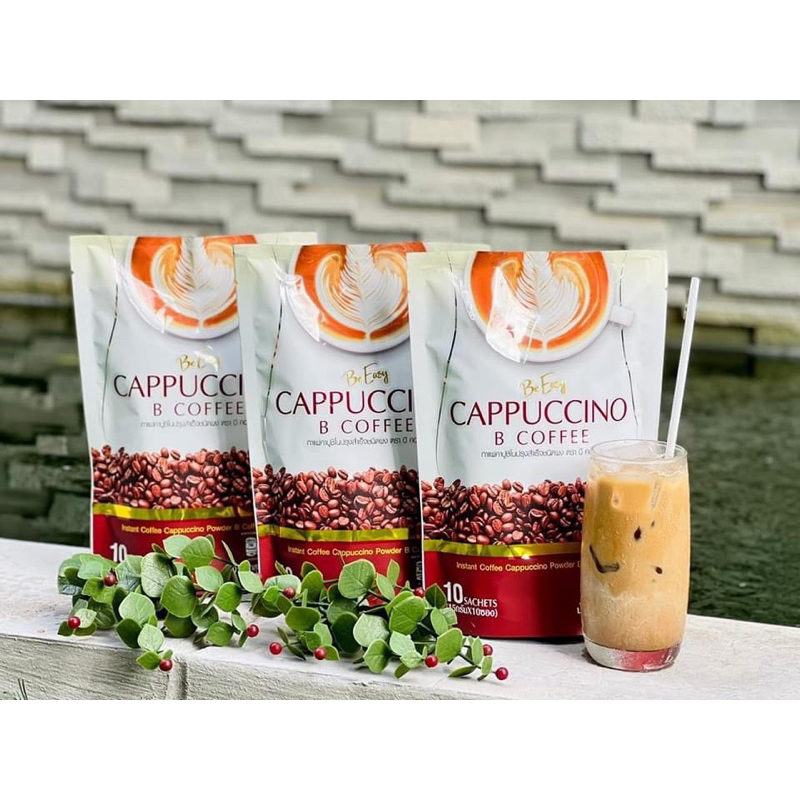 ( 3 ห่อ )กาแฟนางบี รสคาปูชิโน่ 1 ห่อ 10ซอง