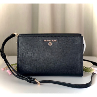 💚แท้💯 พร้อมส่ง💚MK 32F2G9VC2L Micheal kors Valerie Medium Pebbled Leather Crossbody Bag