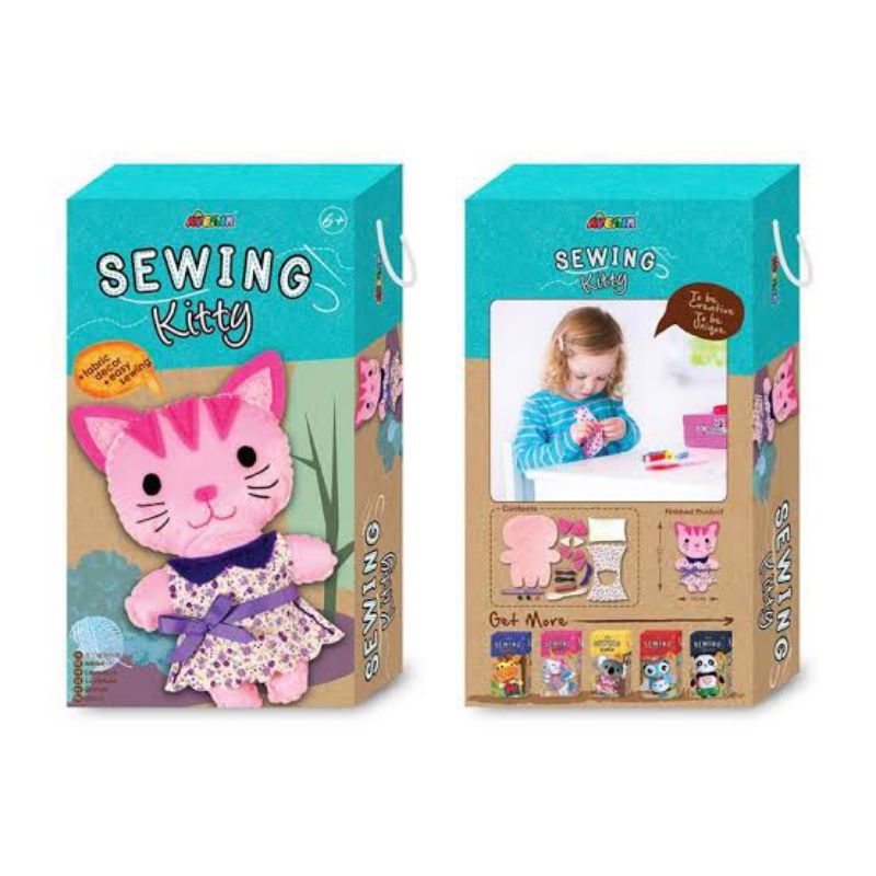 ชุดเย็บตุ๊กตา DIY Avenir Sewing Set kitty ❤️