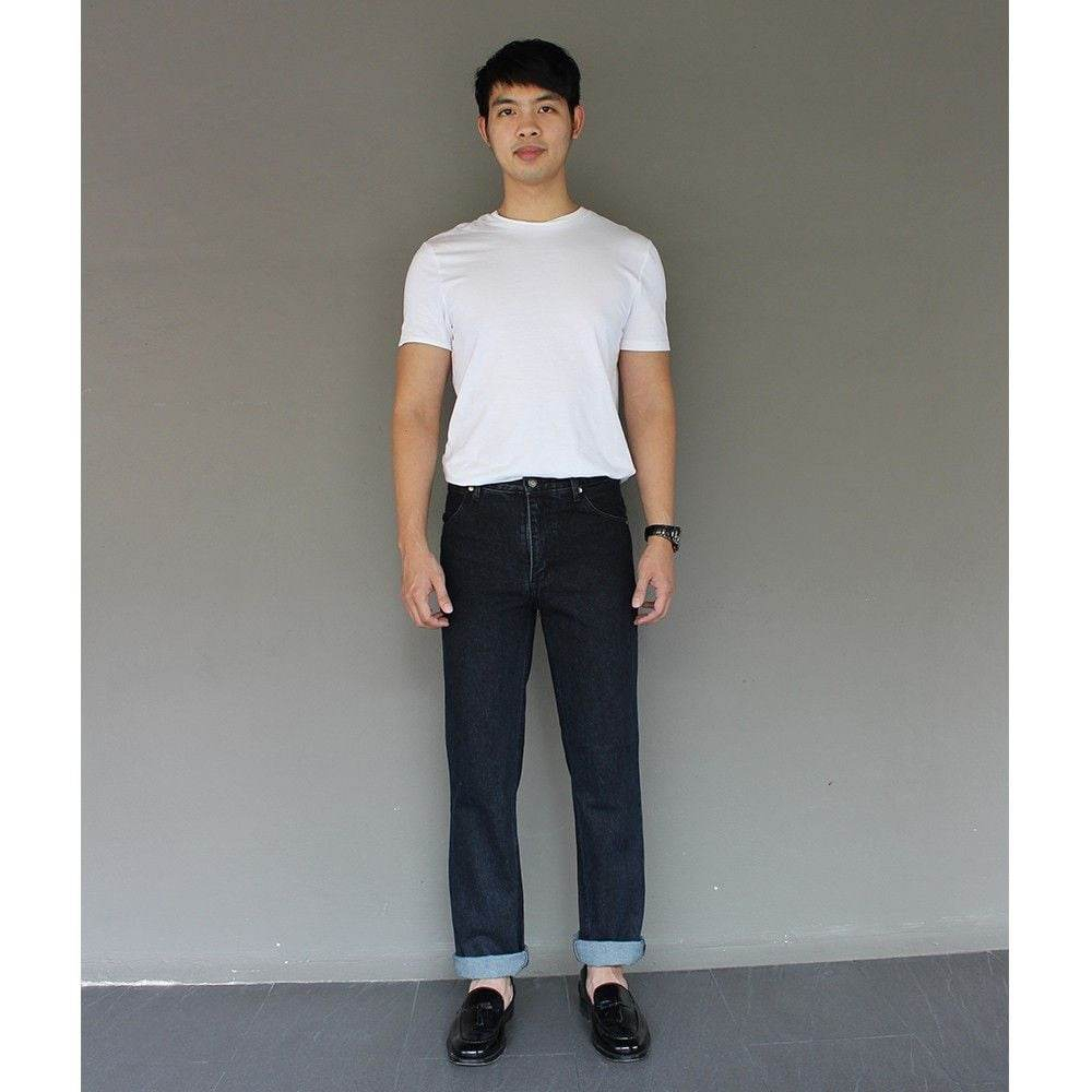 Golden Zebra Jeans กางเกงยีนส์ชายทรงขากระบอกไซส์เล็กไซส์ใหญ่ กางเกงยีนวินเทจ ส่งเปลี่ยนฟรี - รูปที่ 4