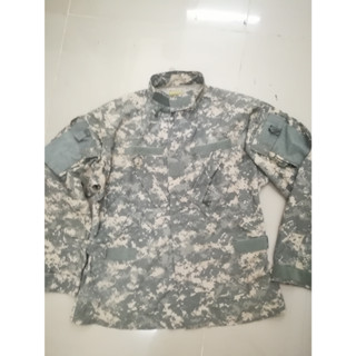 01ARMYเสื้อนักบินทหารUS COAT AIRCREW COMBATA2CU รอบอก50-52นิ้วขนาดL-S ลายพรางดิจิตอลACUผ้ากันไฟลาม