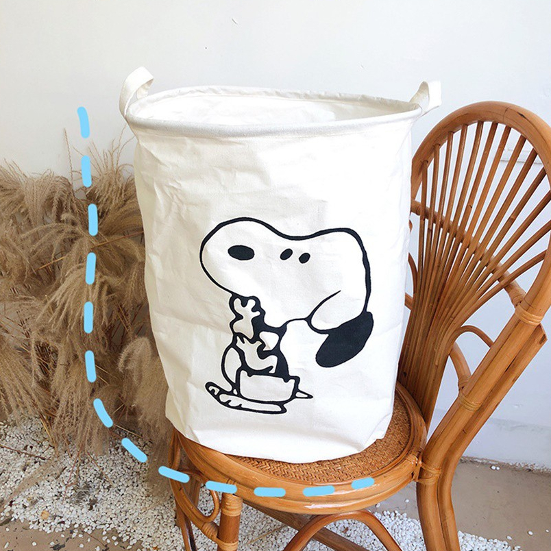 (พร้อมส่ง🐶) Snoopy basket ตะกร้าผ้า ลายน่ารัก ใส่ของได้เยอะ!