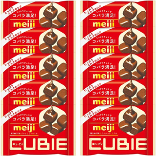 Meiji เมจิ ช็อกโกแลตนมสูง CUBIE 42g x 10 ซอง [ส่งตรงจากญี่ปุ่น]