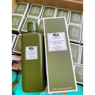 สูตรใหม่ Origins Mega-Mushroom Relief &amp; Resilience Soothing Treatment Lotion 200ml.