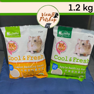 [Jolly] ทรายเย็นรองกรง 1.2 กิโลกรัม (ขนาดเล็ก) สำหรับสัตว์เลี้ยง Cool &amp; Fresh : Bedding Sand (JP265-JP266)