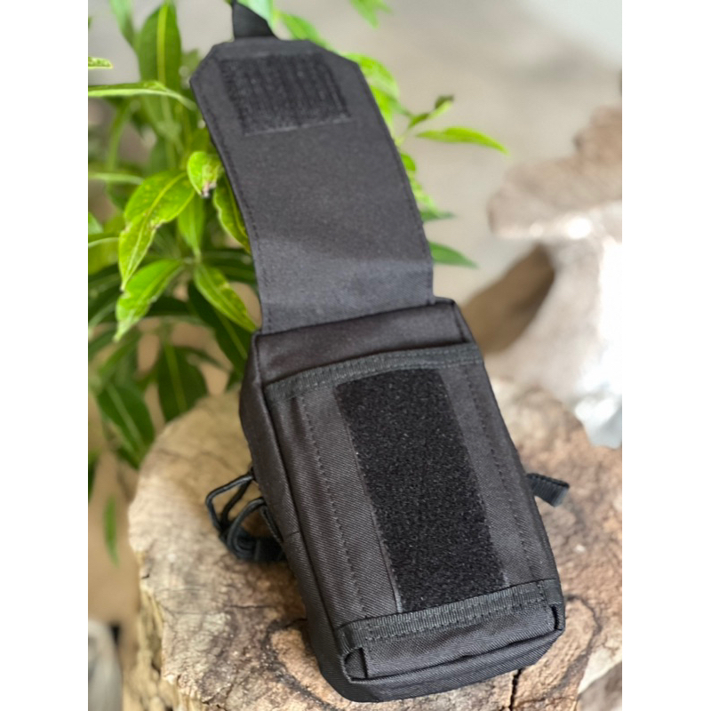 กระเป๋าใส่โทรศัพท์ ร้อยเข็มขัด ติดเสื้อเกาะได้ มี3สี ดำ พรางดำ พรางน้ำตาล - รูปที่ 5