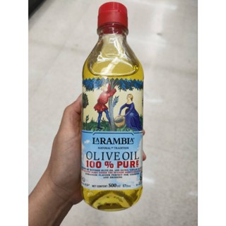 Larambla 100% Pure Olive Oil สำหรับปรุงอาหาร  น้ำมันมะกอก  ธรรมชาติ 500ml ราคาพิเศษ