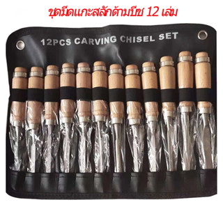 เครื่องมืองานไม้, มีดแกะสลัก, สิ่วแกะสลักรากบีช 12 ชิ้น, ชุดสิ่วแกะสลัก, พลั่วแบน, สิ่วเหล็ก, สิ่วช่างไม้