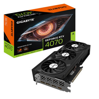 GIGABYTE GeForce RTX 4070 WINDFORCE OC 12GB Graphics Card การ์ดจอ