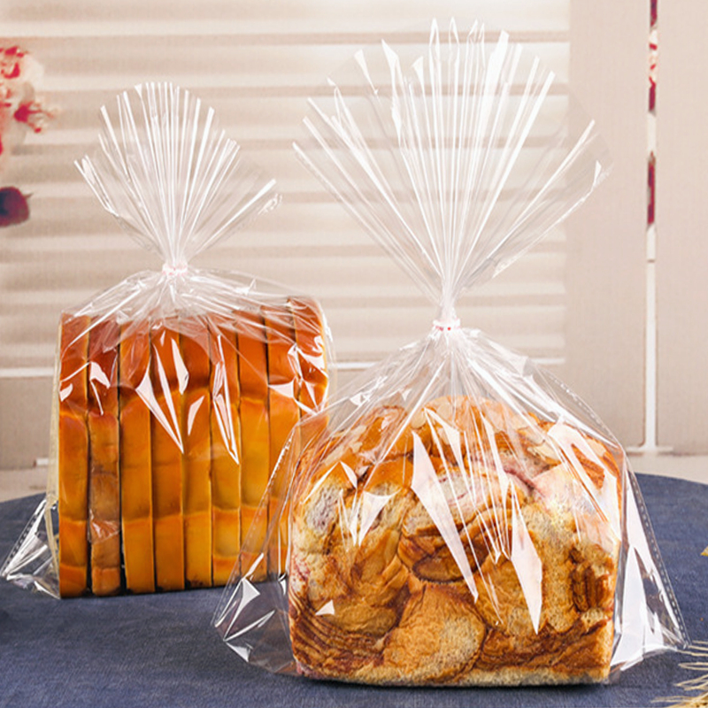 ถุงใส่ขนมปัง แพ็ค100ใบ แถมฟรีลวดมัดถุงฟู้ดเกรดขยายก้น - รูปที่ 3