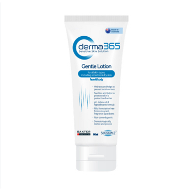 Derma365 Gentle Lotion ครีมบำรุงผิวหน้าและผิวกาย สำหรับผิวแพ้ง่าย ที่ใช้ได้ 365 วัน จากออสเตรเลีย 50