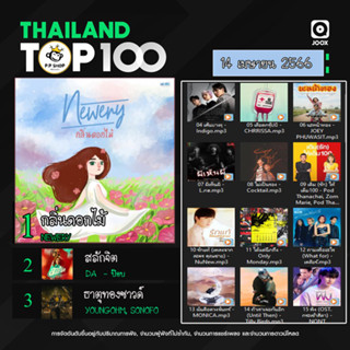 MP3 JOOX Thailand Top 100 (ไทย-สากล) 14 เม.ย. 2566 * CD-MP3 , USB-MP3*