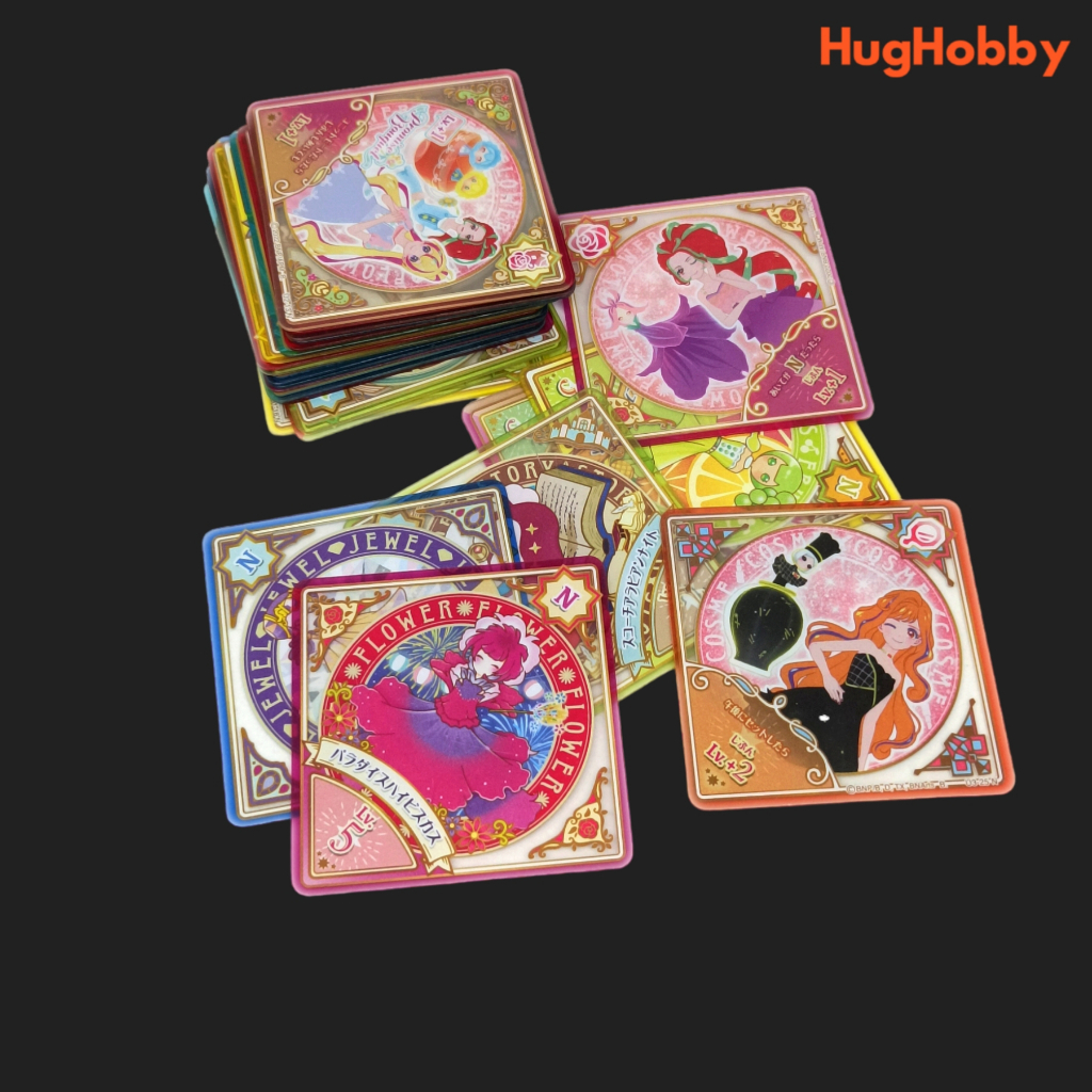 [Set of 24] Bandai Data Carddass Aikatsu Planet! Lv. 2-5 N (Used)