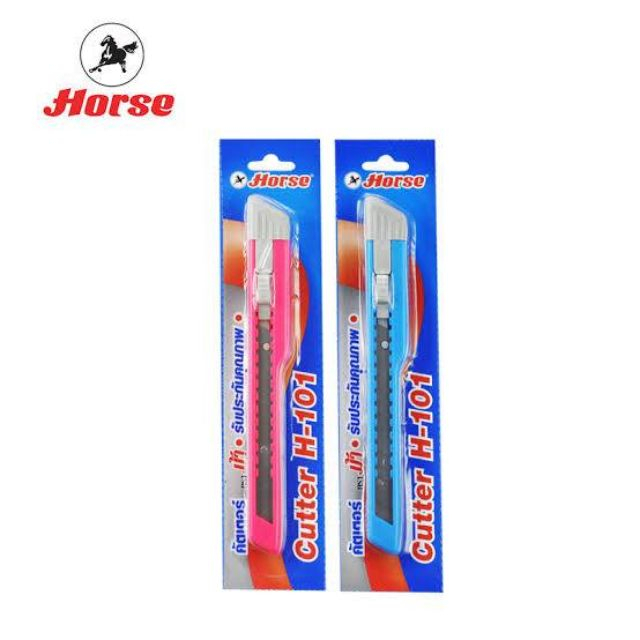(USP)💢ขายยกแผง💢(12ด้าม) แท้💯 Horse มีดคัตเตอร์ ตราม้า คัตเตอร์ ด้ามพลาสติก เล็ก คละสี H-101 (ขายยกแผง12อัน) - รูปที่ 5