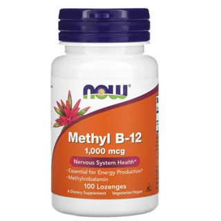 NOW Foods Methyl B-12 1000 mcg 100 Lozenges