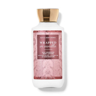 Bath &amp; Body Works WRAPPED IN VANILLA Body Lotion 236ml. ของแท้