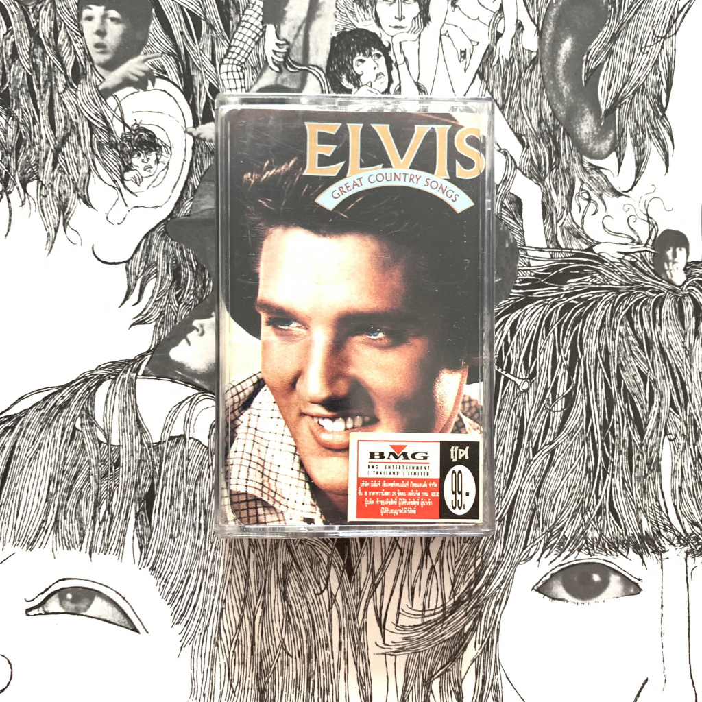 Tape Cassette เทปเพลง Elvis Presley – Great Country Songs (1996) Rock, Folk, World, & Country
