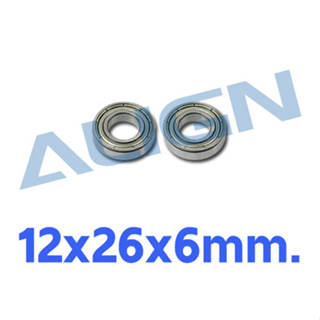 ลูกปืน 2ลูก ขนาด 12x26x6 Bearing (6901ZZ) HN7085 ใช้กับฮอ 700 อะไหล่เฮลิคอปเตอร์ อะไหล่ฮอ Align Trex t-rex