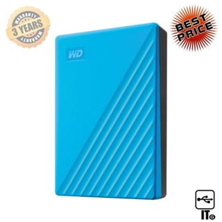 2 TB EXT HDD 2.5 WD MY PASSPORT  ฮาร์ดดิส ฮาร์ดดิสก์ ฮาร์ดดิสก์คอมพิวเตอร์ ประกัน 3*0*0