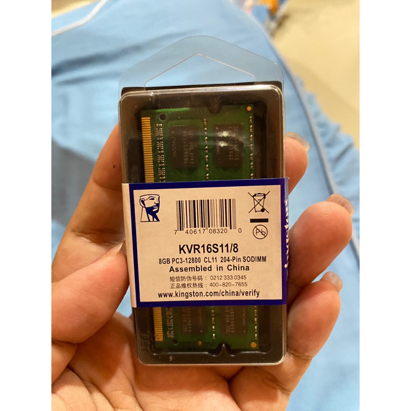 Kingston แรมโน๊ตบุ๊คRam DDR3 1.5v 8GB