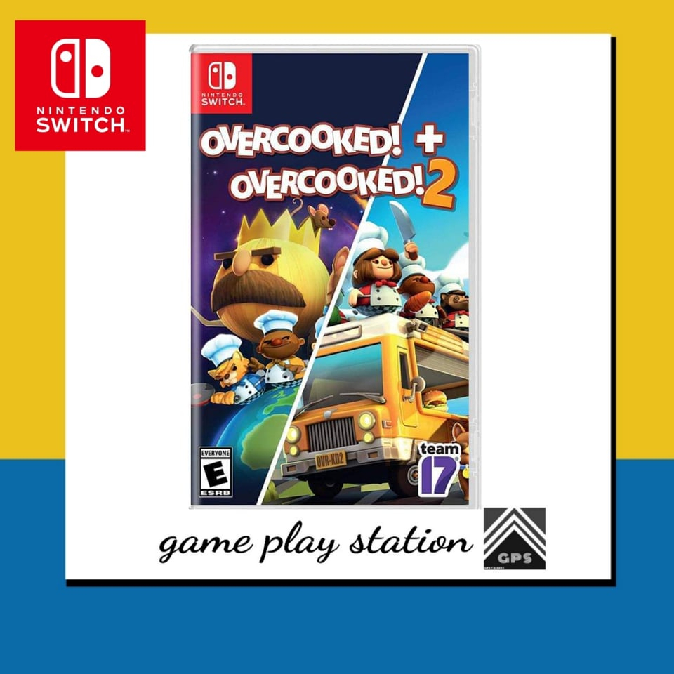 nintendo switch overcooked + overcooked 2 ( english )