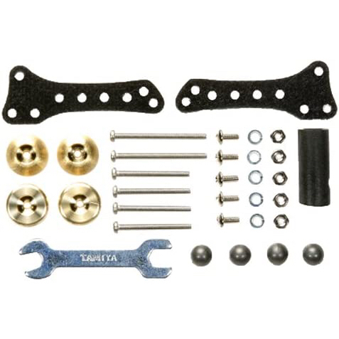 ปีกข้าง + ตุ้มถ่วง <Tamiya 15459 - AR Chassis Side Mass Damper Set (Mini 4WD)>