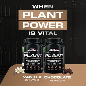 Vital Strength Plant Vegan Protein 1kg, Muscle Growth &amp; Repair