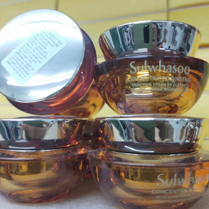 กระปุก 5ml ของแท้ 100 % ฉลากไทย Sulwhasoo Concentrated Ginseng Renewing Cream EX Classic สูตรอุดมสาร บำรุง กลิ่นหอม โสม