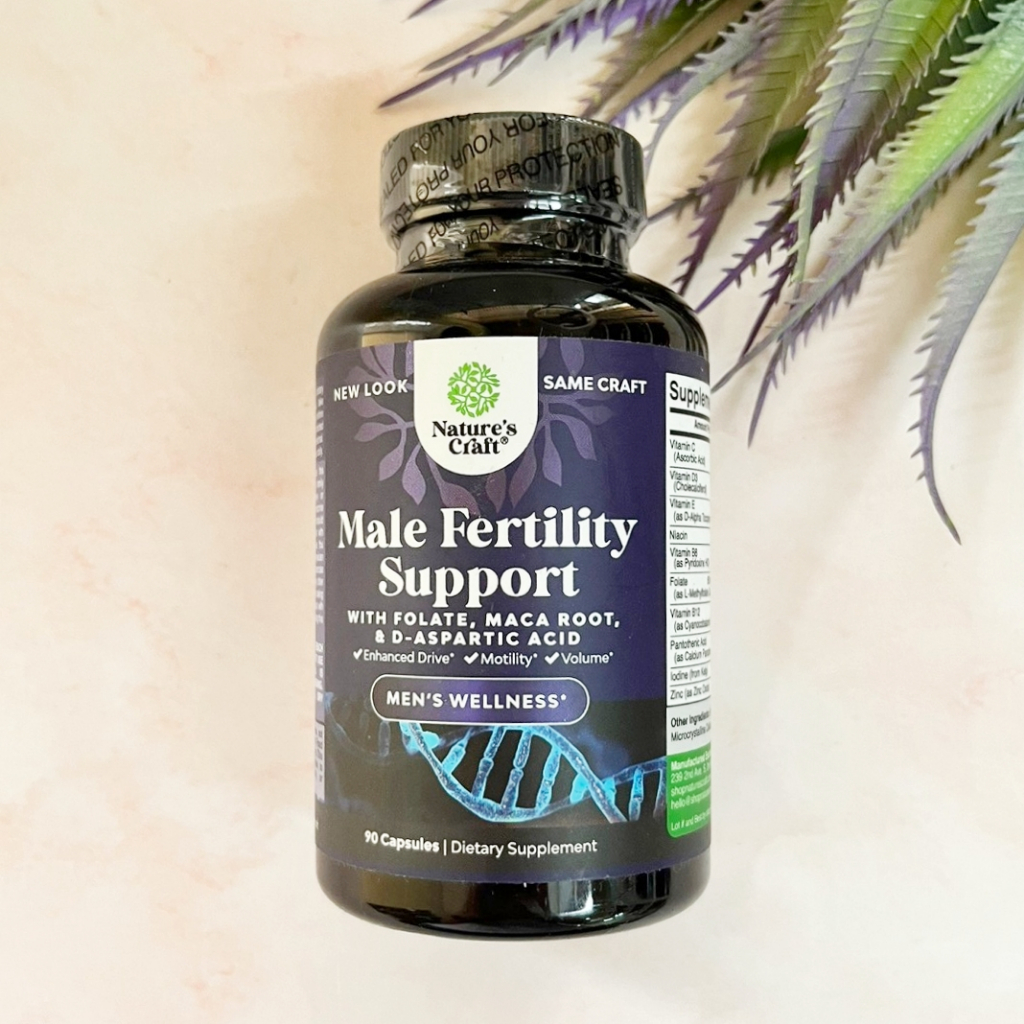 [Natures Craft®] Male Fertility Support 90 Capsule วิตามิน อาหารเสริมสำหรับผู้ชาย