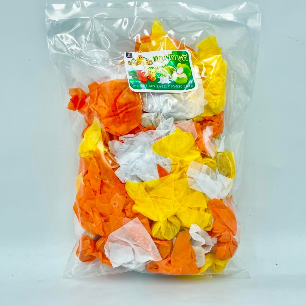 ท๊อฟฟี่จุกโบราณ 500 กรัม รส ถั่ว กะทิ ทุเรียน - รูปที่ 2