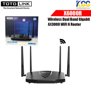 TOTOLINK AX3000 Wireless Dual-Band Gigabit Wi-Fi 6 Router รุ่น X6000R