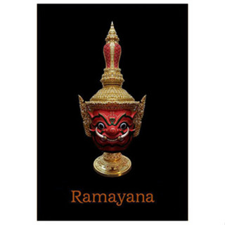 หัวโขน รามเกียรติ์ Ramayana Ban Ruk Vessavana Head Statue (ท้าวเวสสุวรรณ) (1/1 Wearable)