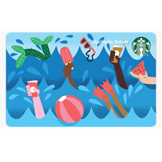 บัตร Starbucks ลาย Summer 2023 [Beach Party]