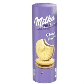 Milka Choco Pause ดับเบิ้ลบิสกิตสอดไส้ช็อกโกแลตนมอัลไพน์ (260 g.)