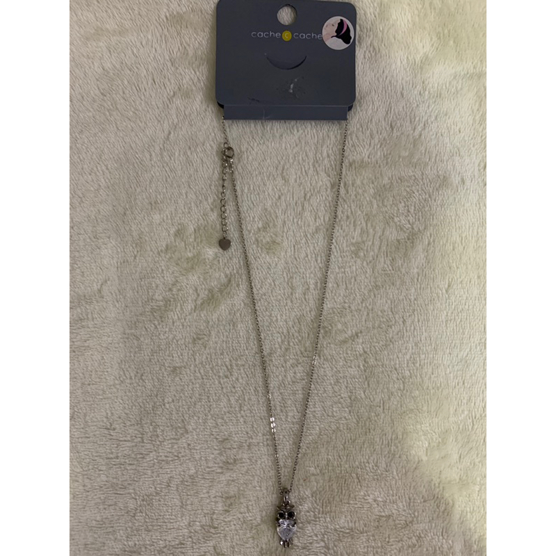 สร้อยคอ จี้รูปนกฮูก cache c cache