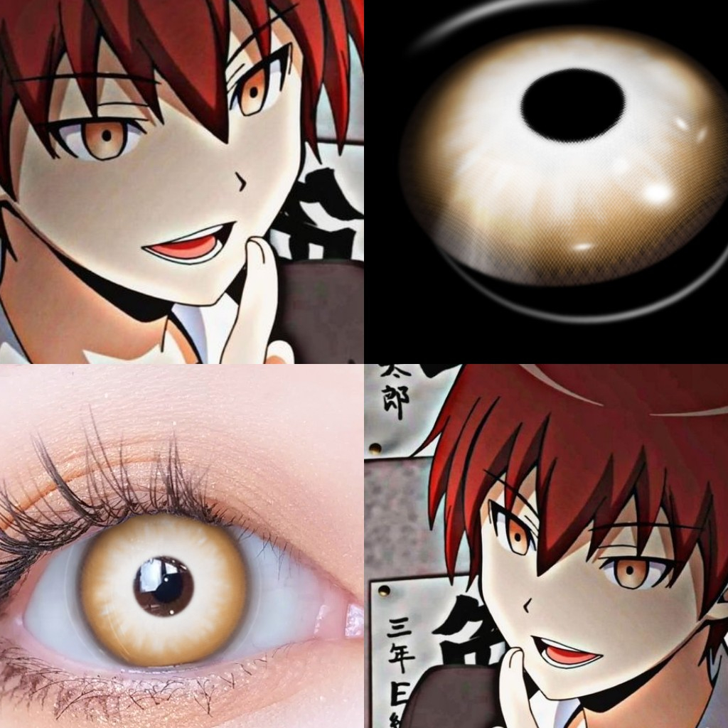 【COD】eyeshare 1 Pair Halloween Cosplay Contact Lenses Big Eyes Soft Anime Cosplay Contact Lens Yearly Use 0.0