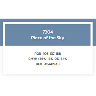 TOA 4 SEASONS ภายนอก  7304 (Piece of the Sky) ขนาด 1/4 กล. (0.97ลิตร)