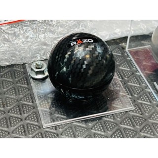 หัวเกียร์ razo carbon look knob bk ra136 ของแท้ จากญี่ปุ่น made in japan มือสอง สภาพใหม่