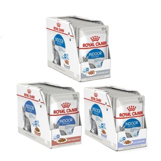 Royal Canin Indoor Sterilised [85g.X12ซอง] อาหารเปียกแมวโตเลี้ยงในบ้าน