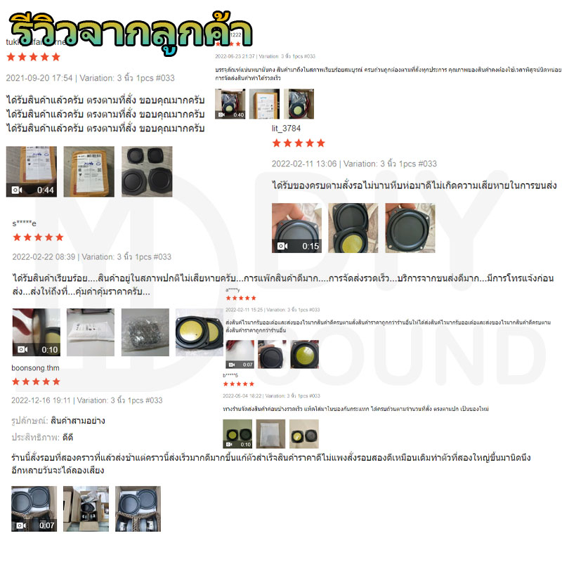 DIYsound พาสซีฟ 3 นิ้ว passive radiator พลาสซีฟลำโพง ลำโพงพาสซีฟ ดอกพาสซีฟ