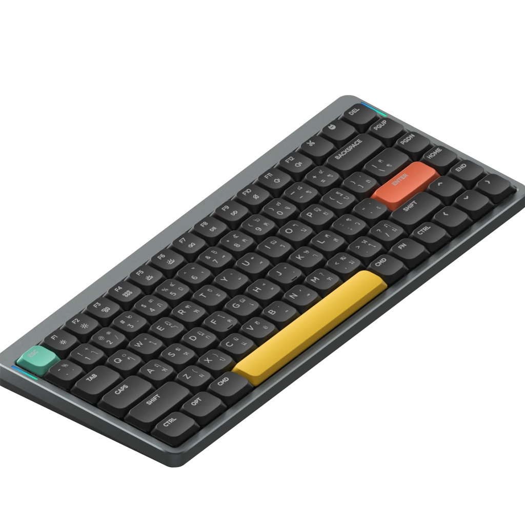 ชุดคีย์แคปภาษาไทย NuPhy nSA Shine-Through Keycap Air75