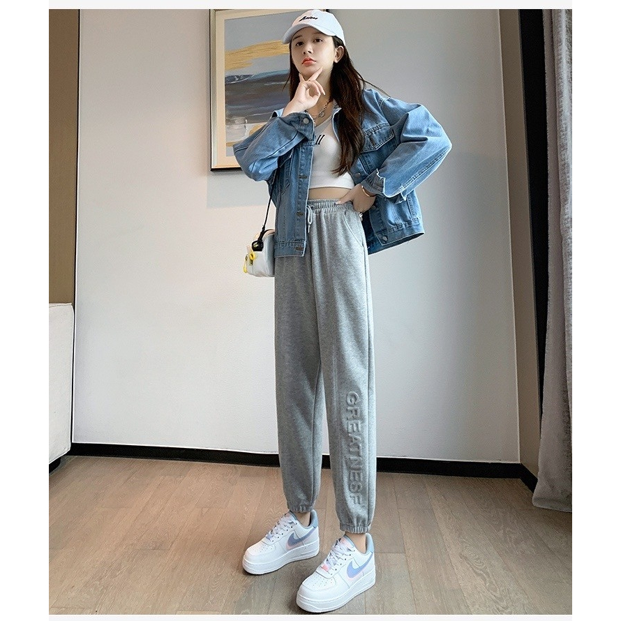 กางเกงวอร์ม ขายาว ผู้หญิง แฟชั่น es.shop28 9690