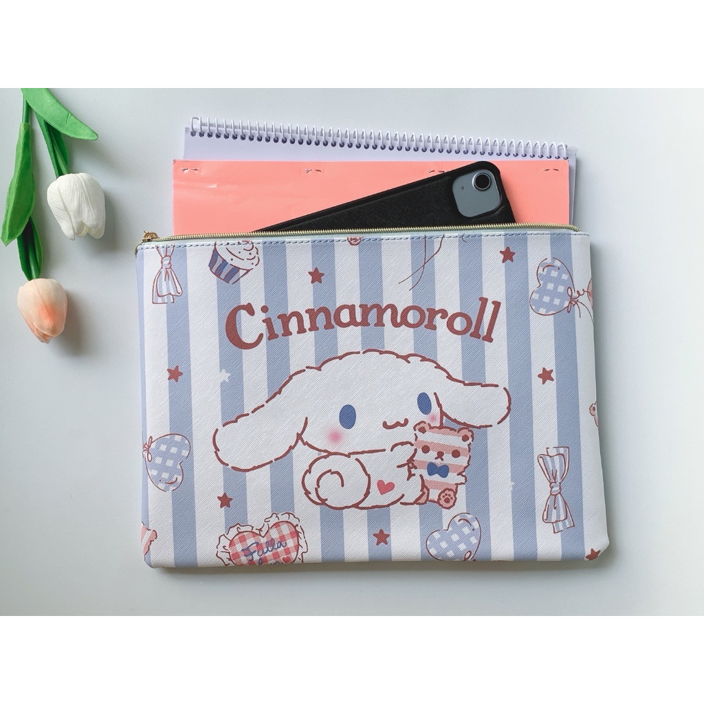 CINNAMOROLL SK เก็บเอกสาร กระเป๋าเอกสาร ซองเอกสาร อย่างดี รูปที่ 5