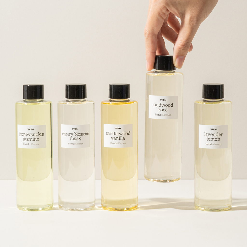 Prem เปรม Fragrance Oil Diffuser Refill ก้านไม้หอมปรับอากาศชนิดเติม Blend Collection (เบลนด์ คอลเลคชั่น) - 200 มิลลิลิตร