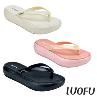 LUOFU E7204 Platform Sandal รองเท้าแตะ ผู้หญิง เสริมส้น