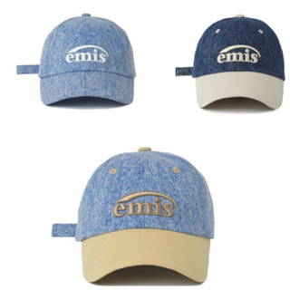 [พร้อมส่ง] หมวก Emis รุ่น Denim Ball Cap จากเกาหลี แท้ 100%