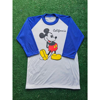 เสื้อแขน3ส่วนผ้าบางวินเทจ/ผ้าบาง/มิค